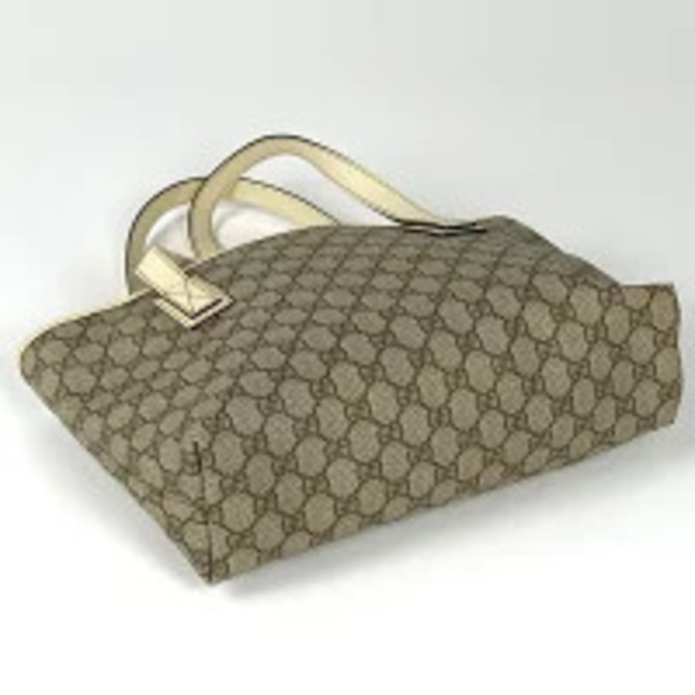 Gucci handbag shoulder GG bag canvas tote beige Tan